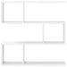 Raft de perete Alb 80 x 12 x 79,5 cm Lemn prelucrat - WALTI WALTI