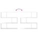 Raft de perete Alb 80 x 12 x 79,5 cm Lemn prelucrat - WALTI WALTI