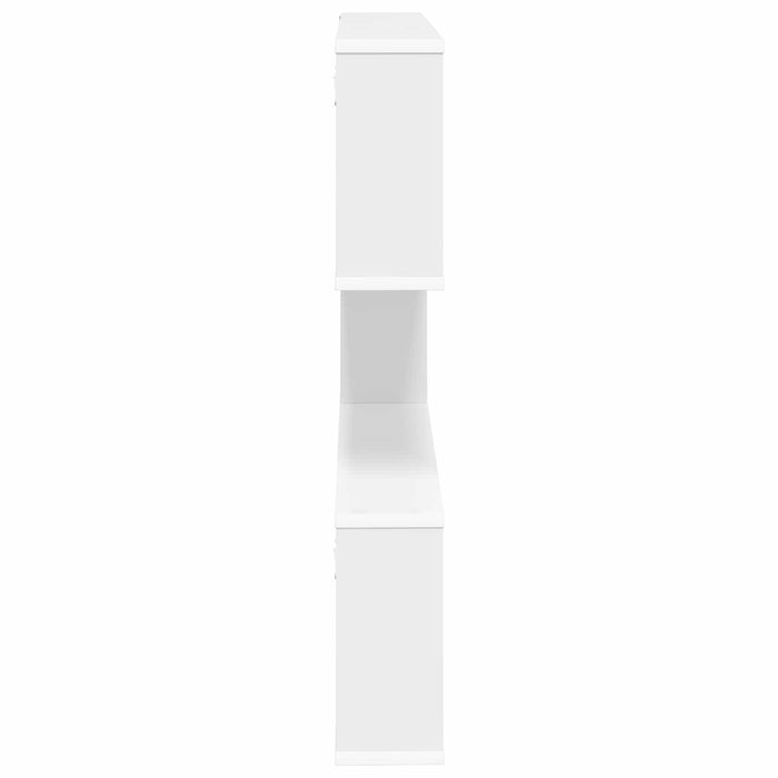 Raft de perete Alb 80 x 12 x 79,5 cm Lemn prelucrat - WALTI WALTI