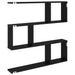 Raft de perete Stejar Negru 80 x 12 x 79,5 cm Lemn prelucrat - WALTI WALTI