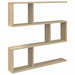 Raft de perete Stejar Sonoma 80 x 12 x 79,5 cm Lemn prelucrat - WALTI WALTI