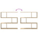 Raft de perete Stejar Sonoma 80 x 12 x 79,5 cm Lemn prelucrat - WALTI WALTI