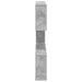 Raft de perete Gri Beton 80 x 12 x 79,5 cm Lemn prelucrat - WALTI WALTI