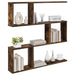 Raft de perete Stejar fumuriu 80 x 12 x 79,5 cm Lemn prelucrat - WALTI WALTI