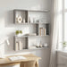 Raft de perete Sonoma gri 80 x 12 x 79,5 cm Lemn prelucrat - WALTI WALTI