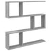 Raft de perete Sonoma gri 80 x 12 x 79,5 cm Lemn prelucrat - WALTI WALTI