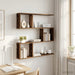 Raft de perete Lemn vechi 80 x 12 x 79,5 cm Lemn prelucrat - WALTI WALTI
