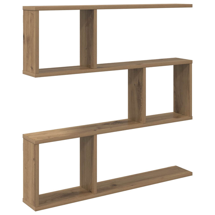 Raft de perete Stejar Artizanal 80 x 12 x 79,5 cm - WALTI WALTI