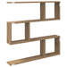 Raft de perete Stejar Artizanal 80 x 12 x 79,5 cm - WALTI WALTI