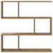 Raft de perete Stejar Artizanal 80 x 12 x 79,5 cm - WALTI WALTI
