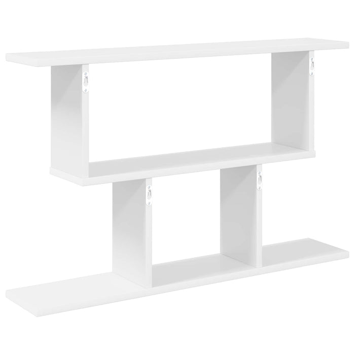 Raft de perete Alb 80 x 15 x 50,5 cm Lemn prelucrat - WALTI WALTI
