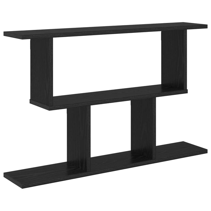 Raft de perete Stejar Negru 80 x 15 x 50,5 cm Lemn prelucrat - WALTI WALTI