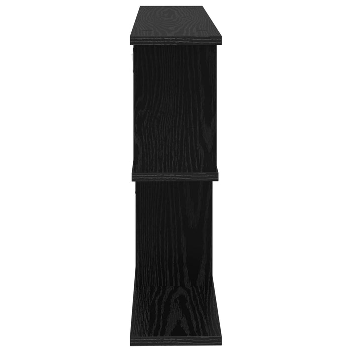 Raft de perete Stejar Negru 80 x 15 x 50,5 cm Lemn prelucrat - WALTI WALTI