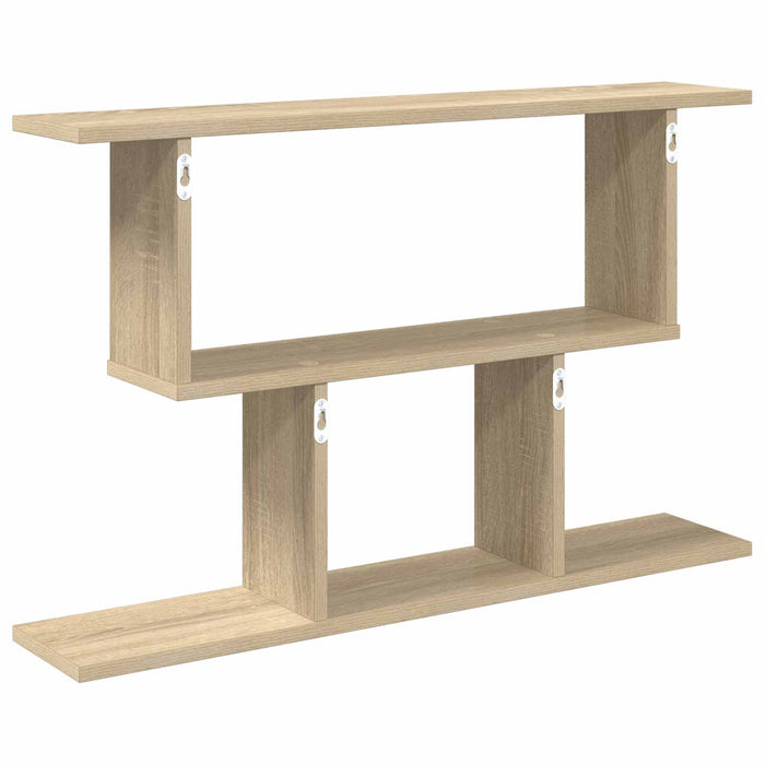 Raft de perete Stejar Sonoma 80 x 15 x 50,5 cm Lemn prelucrat - WALTI WALTI