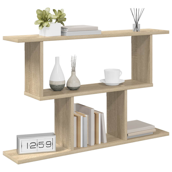 Raft de perete Stejar Sonoma 80 x 15 x 50,5 cm Lemn prelucrat - WALTI WALTI