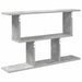 Raft de perete Gri Beton 80 x 15 x 50,5 cm Lemn prelucrat - WALTI WALTI