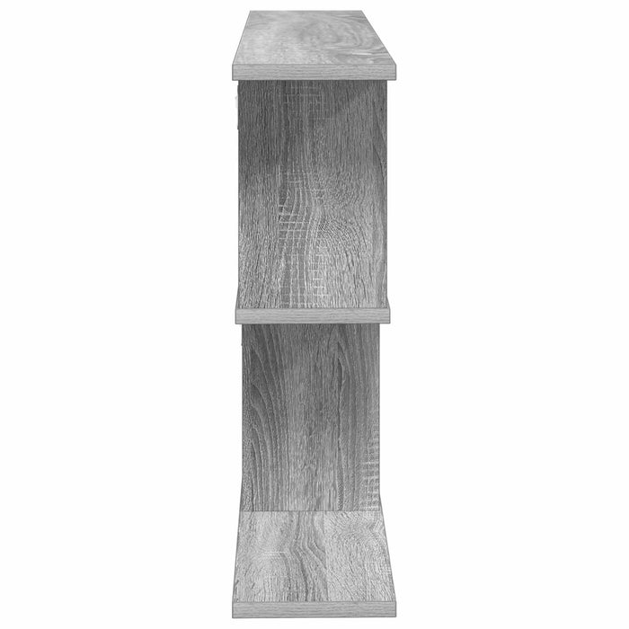 Raft de perete Sonoma gri 80 x 15 x 50,5 cm Lemn prelucrat - WALTI WALTI
