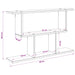 Raft de perete Lemn vechi 80 x 15 x 50,5 cm Lemn prelucrat - WALTI WALTI