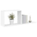 Rafturi suspendate Alb 80 x 15 x 30 cm Lemn prelucrat - WALTI WALTI