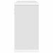 Rafturi suspendate Alb 80 x 15 x 30 cm Lemn prelucrat - WALTI WALTI