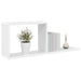 Rafturi suspendate 2 pcs Alb 80 x 15 x 30 cm Lemn prelucrat - WALTI WALTI