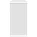 Rafturi suspendate 2 pcs Alb 80 x 15 x 30 cm Lemn prelucrat - WALTI WALTI