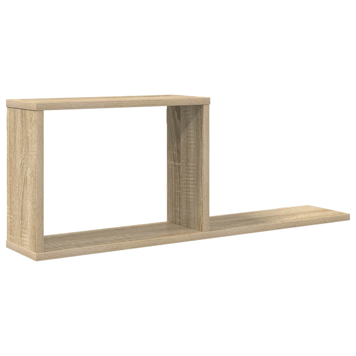 Rafturi suspendate Stejar Sonoma 80 x 15 x 30 cm Lemn prelucrat - WALTI WALTI
