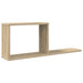 Rafturi suspendate Stejar Sonoma 80 x 15 x 30 cm Lemn prelucrat - WALTI WALTI