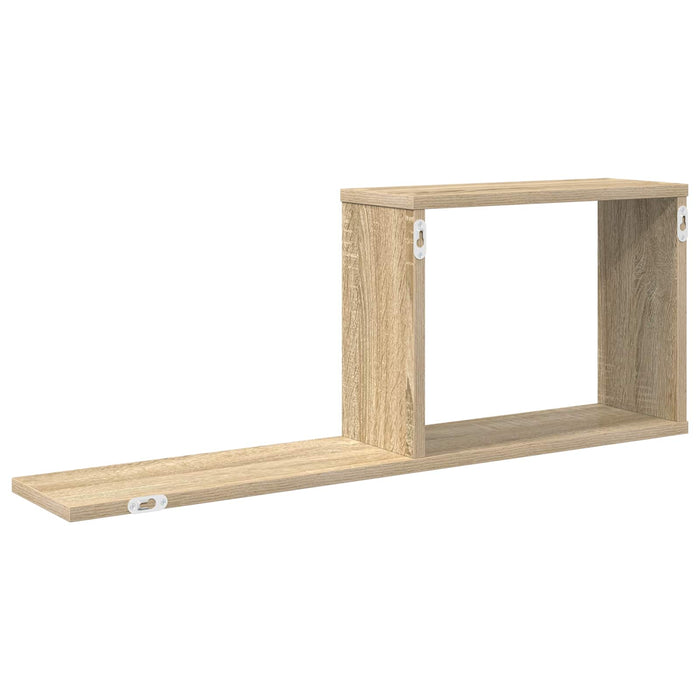 Rafturi suspendate Stejar Sonoma 80 x 15 x 30 cm Lemn prelucrat - WALTI WALTI