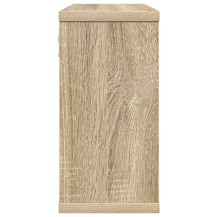 Rafturi suspendate Stejar Sonoma 80 x 15 x 30 cm Lemn prelucrat - WALTI WALTI