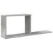 Rafturi suspendate Gri Beton 80 x 15 x 30 cm Lemn prelucrat - WALTI WALTI