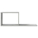 Rafturi suspendate 2 pcs Gri Beton 80 x 15 x 30 cm - WALTI WALTI