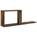 Rafturi suspendate Stejar fumuriu 80 x 15 x 30 cm - WALTI WALTI