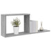 Rafturi suspendate 2 pcs Sonoma gri 80 x 15 x 30 cm - WALTI WALTI