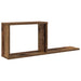 Rafturi suspendate Lemn vechi 80 x 15 x 30 cm Lemn prelucrat - WALTI WALTI