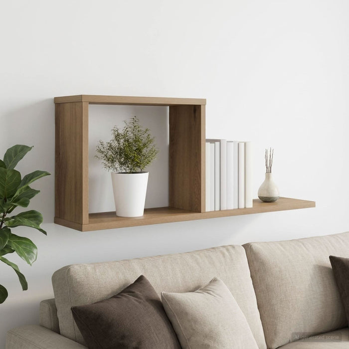 Rafturi suspendate Stejar Artizanal 80 x 15 x 30 cm - WALTI WALTI