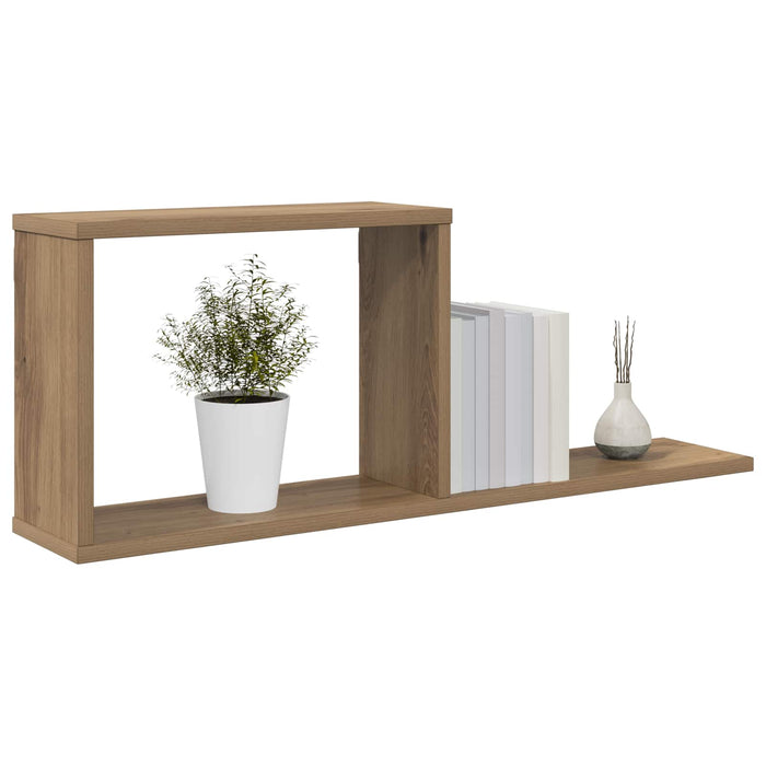 Rafturi suspendate Stejar Artizanal 80 x 15 x 30 cm - WALTI WALTI