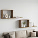 Rafturi suspendate 2 pcs Stejar Artizanal 80 x 15 x 30 cm - WALTI WALTI