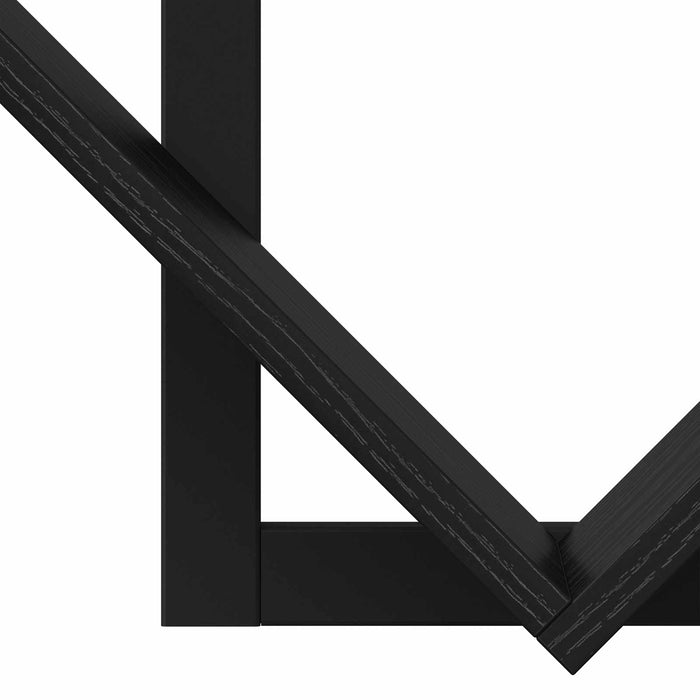 Raft Suspendat Pentru Perete Stejar Negru 43 x 15 x 47 cm - WALTI WALTI