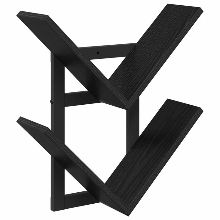 Raft Suspendat Pentru Perete Stejar Negru 43 x 15 x 47 cm - WALTI WALTI
