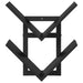 Raft Suspendat Pentru Perete Stejar Negru 43 x 15 x 47 cm - WALTI WALTI