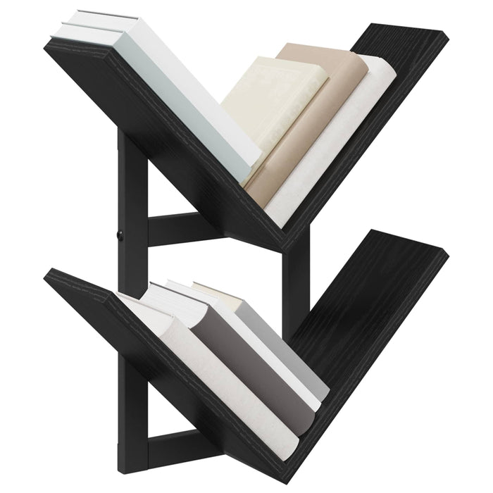 Raft Suspendat Pentru Perete Stejar Negru 43 x 15 x 47 cm - WALTI WALTI