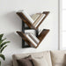 Raft Suspendat Pentru Perete Stejar fumuriu 43 x 15 x 47 cm - WALTI WALTI