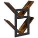 Raft Suspendat Pentru Perete Stejar fumuriu 43 x 15 x 47 cm - WALTI WALTI