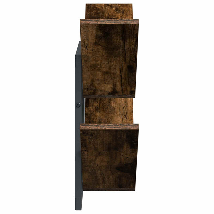 Raft Suspendat Pentru Perete Stejar fumuriu 43 x 15 x 47 cm - WALTI WALTI