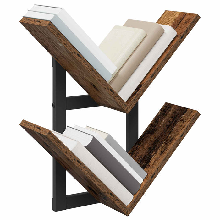 Raft Suspendat Pentru Perete Lemn vechi 43 x 15 x 47 cm - WALTI WALTI