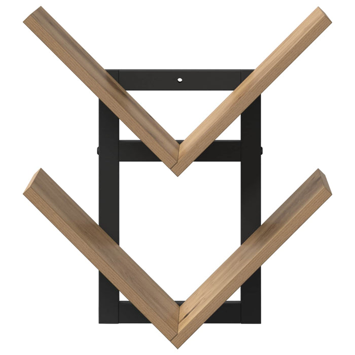 Raft Suspendat Pentru Perete Stejar Artizanal 43 x 15 x 47 cm - WALTI WALTI