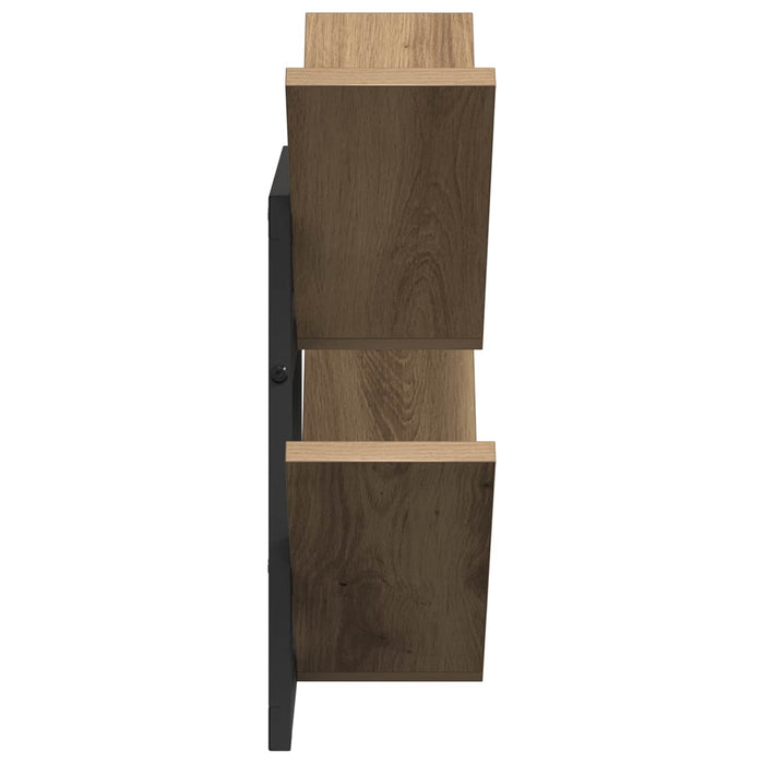 Raft Suspendat Pentru Perete 2 pcs Stejar Artizanal - WALTI WALTI