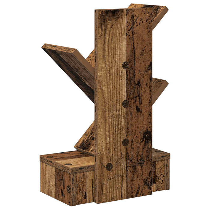 Raft de cărți în formă de copac cu 3 etaje 30 x 18 x 48 cm - WALTI WALTI