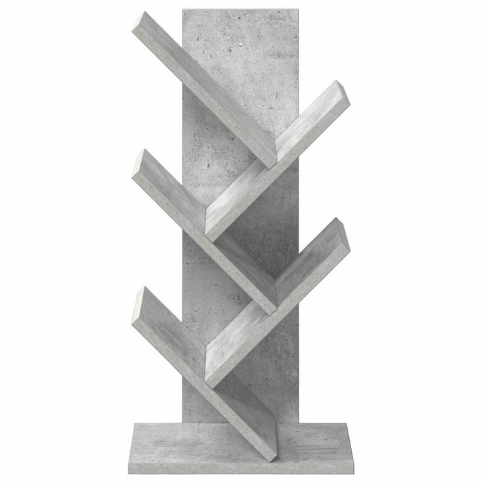 Raft pentru cărți în formă de copac cu 4 niveluri Gri Beton - WALTI WALTI